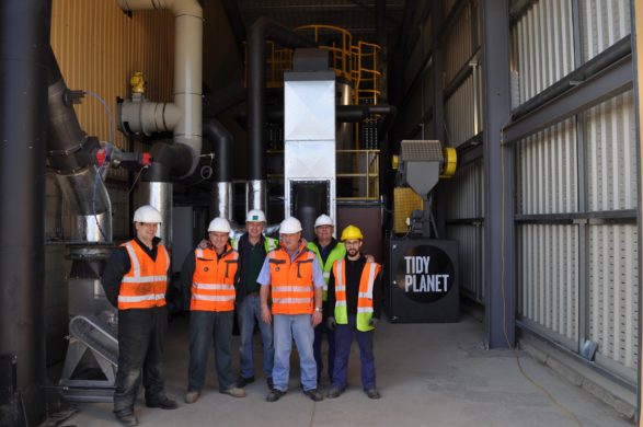 Tidy Planet's organic waste to energy plant at Gatwick